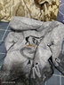 羅蒙（ROMON）漸變色派克服男款羽休閑絨服連帽棉衣外套男士潮牌中長(cháng)款保暖棉服 黑色加絨加厚 XL (約120-145斤可穿) 曬單實(shí)拍圖