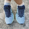 美津濃（MIZUNO）25年新款男女緩震回彈慢跑鞋輕盈透氣運動(dòng)鞋WAVE SKY 8 51/藍色/灰藍色/綠色 41 (265mm) 曬單實(shí)拍圖