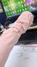 夏季防曬袖套女防紫外線冰絲手套防滑觸屏護(hù)臂袖戶外運(yùn)動(dòng)透氣冰袖 優(yōu)雅粉【加長(zhǎng)一體防曬掌心鏤空】 均碼 1雙 曬單實(shí)拍圖