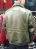 PERCOOL皮毛一體飛行服真皮皮衣新款機(jī)車服飛行員冬季原生態(tài)綿羊皮厚外套 軍綠色 (皮毛一體) M號(hào)（110斤-130斤） 曬單實(shí)拍圖
