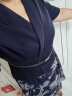 娜尔思（NAERSI）【三醋酯】商场同款拼接西装连衣裙女2024夏新裙子 中紫色 3XL 晒单实拍图