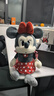 迪士尼（Disney）兒童保溫杯艾莎吸管直飲水杯寶寶喝水杯子嬰幼兒園小學(xué)生上學(xué)水杯 3614米尼 雙蓋款 600ml 毛絨杯套 曬單實拍圖