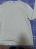 布衣傳說(shuō) 280g蘭精莫代爾 圓領(lǐng)長(cháng)袖t恤男士百搭純色打底衫上衣服 淺灰杏 M 曬單實(shí)拍圖