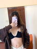 內衣女性感法式薄款泳衣小胸文胸套裝深U美背貝殼杯胸罩2025春款 經(jīng)典黑 【外穿度假風(fēng)  】 S 推薦70A 70B 的小姐姐 曬單實(shí)拍圖