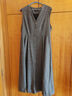 顏域毛呢中長(cháng)款V領(lǐng)連衣裙冬裝女2025簡(jiǎn)約裙子氣質(zhì)背心裙 灰色 XL 曬單實(shí)拍圖