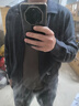 beanpole含綿羊毛 濱波春秋男士美拉藍polo領(lǐng)拉鏈開衫 深灰色 S 170/88A 曬單實拍圖