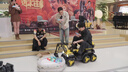 WORK BABY兒童電動(dòng)挖掘機(jī)可坐雙人男女孩玩具車2-9歲寶寶可騎挖土機(jī)工程車 六輪咖色+可坐大人+藍(lán)牙 曬單實(shí)拍圖