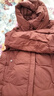 雪中飛羽絨服女冬季短款連帽時(shí)尚百搭保暖冬裝外套 紫紅色 L 曬單實(shí)拍圖