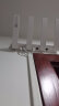 山泽(SAMZHE)七类网线 CAT7类扁平纯铜屏蔽工程网线 万兆电脑宽带家用成品跳线 扁线 白色5米CAT-705A 实拍图