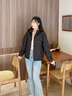 波司登（BOSIDENG）25年新款輕薄短款羽絨服女90鵝絨修身輕便連帽旅游外套B250131036 黑色-經(jīng)典極簡風(fēng)【卡碼拍大】 M 165/88A 體重約125-140斤 曬單實(shí)拍圖