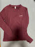 歐凱茜（Aucassie）2025秋冬跑步運動(dòng)上衣女長(cháng)袖速干T恤緊身彈力訓練健身t恤瑜伽服 酒紅色 M (體重92-110） 曬單實(shí)拍圖
