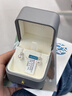 AKOYA海水珍珠耳釘藏寶閣18K金鑲鉆8-8.5婚禮送老婆女朋友七夕禮物0890 18K金 白金色 8-8.5mm 曬單實(shí)拍圖