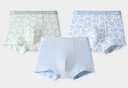 久歲伴兒童內褲男童平角褲天絲莫代爾5A抑菌中大童青少年6-12歲四角內褲 3條 160 /身高150-162體重90-105斤 曬單實(shí)拍圖