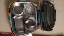 迪普尔保温饭盒316不锈钢上班族学生1人便携大容量分隔型带汤碗便当餐盒 实拍图