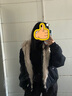 燦圖美式暗黑風(fēng)座山雕棉衣服女秋冬季寬松高街小個(gè)子潮流羽面包絨外套 黑色 M 曬單實(shí)拍圖