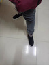 GUQIAN雪地靴男冬季棉鞋男加絨加厚保暖皮毛一體棉防水防滑馬丁中筒棉靴 黑色 42 (260mm) 曬單實(shí)拍圖