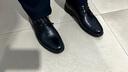 澳洲名袋鼠AUSFAMDS品牌男士皮鞋男款2026春季新款輕奢真皮軟皮軟底商務(wù)休閑鞋子男 四季 黑色 紋理 42 【精美禮盒包裝】 曬單實(shí)拍圖