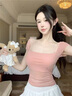 杰麗·莫克（Jerrie Mock）外擴型顯腰細無(wú)肩帶防滑內衣女文胸無(wú)鋼圈薄款光面無(wú)痕裹胸抹胸罩 單文胸_膚色 M =（ 75A 75B 75C） 曬單實(shí)拍圖