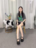 卓詩(shī)尼瑪麗珍鞋女2025年春季新款英倫風(fēng)厚底粗跟淺口單鞋配裙子JK小皮鞋 黑色 37 曬單實(shí)拍圖