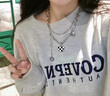 AIOSC小熊棋盤(pán)格項鏈鎖骨鏈ins小眾輕奢女設計感高級甜酷網(wǎng)紅毛衣配QC 【小熊棋盤(pán)格項鏈】 曬單實(shí)拍圖