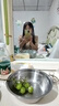 恒源祥中年媽媽夏裝洋氣高貴短袖連衣裙中老年女裝時尚收腰雪紡中長裙子 曬單實(shí)拍圖