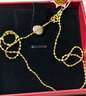 周六福（ZLF）  黃金項鏈鎖骨鏈黃金滿(mǎn)天星項鏈 計價(jià) 45cm - 4.78g 足金 曬單實(shí)拍圖