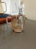 輕奢感鉆石玻璃杯家用帶手柄客廳喝水杯家庭茶杯水壺杯具套裝 琥珀色280ml 6只+金色杯架+藍色托盤(pán)+鉆石壺 曬單實(shí)拍圖