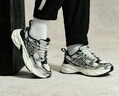 茵寶（Umbro）紀元鞋R909男鞋運動(dòng)鞋情侶復古休閑鞋時(shí)尚厚底女鞋 銀色/白瑪瑙 37 曬單實(shí)拍圖