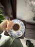 京东鲜花 中式青花陶瓷花瓶复古冰裂做旧白底蓝碎花水培插花装饰客厅摆件 实拍图