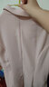 晨芙七分袖小西裝女夏顯瘦氣質(zhì)職業(yè)工作服西服內(nèi)搭碎花吊帶連衣裙套裝 單件粉色外套 L 建議100-110斤 曬單實(shí)拍圖