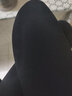 萊姆斯丁打底褲新款秋冬女緊身打底保暖褲加絨加厚外穿高腰加肥彈力褲 500克純黑 均碼 80-120斤 曬單實(shí)拍圖