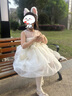 G.DUCKKIDS小黃鴨童裝公主裙女童連衣裙夏季兒童裙子女孩生日禮服夏裝蓬蓬裙 圖片色 100 尺碼2~3歲【90-100cm】cm 曬單實(shí)拍圖