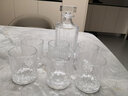 梵卡奇（FANKAQI）高級高檔水晶威士忌酒杯子歐式洋酒杯玻璃杯酒樽水杯套裝 6只雨花洋酒杯+酒樽 240ml 曬單實(shí)拍圖
