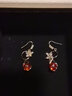 蕉夏耳環(huán)2024年新款潮氣質(zhì)耳墜設計感韓國網(wǎng)紅大氣花朵耳飾 冰雪美人紅色 曬單實(shí)拍圖