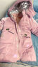 G.DUCKKIDS兒童羽絨服女童韓版洋氣中長款過膝免洗中大童加厚保暖防風(fēng)外套冬 粉紅色 8288 160合適1.6米85-100斤左右 曬單實拍圖