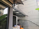 睿鷹無支架雨棚隱形無聲透明窗戶陽臺屋檐防雨擋板家用擋雨板遮陽雨搭 尺寸40*60cm（立面安裝） 曬單實拍圖
