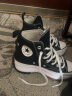 匡威（Converse）官方 Run Star Hike男女高帮流星厚底鞋166800C 166800C/黑色 35 实拍图