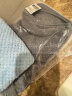 名创优品（MINISO）抗菌加厚毛巾4条装 吸水洗脸家用干发大面巾 浅咖+白+灰+浅蓝 实拍图