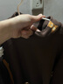 真維斯（JEANSWEST）德絨打底衫女裝秋冬季長袖t恤上衣服加絨保暖加厚內(nèi)搭半高領(lǐng)秋衣 咖啡 小毛絨花口袋_K_左領(lǐng)角 M 曬單實拍圖
