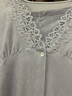 安莉芳【專(zhuān)柜新品】棉質(zhì)長(cháng)袖長(cháng)褲睡衣套裝女士花邊v領(lǐng)家居服EL00610 灰紫色GPP 2XL 曬單實(shí)拍圖