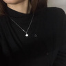 赫蓮娜(HR)輕奢一貝子項鏈女白貝母鎖骨鏈飾品七夕情人節(jié)生日禮物送女友 一貝子項鏈【白金色】+七倉發(fā)貨 曬單實拍圖