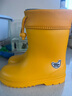 BananaRoom日本兒童雨鞋男童女童中大童寶寶幼兒園小孩學(xué)生雨靴水鞋套鞋防滑 向日葵黃 30.5 內長(cháng)20cm 曬單實(shí)拍圖