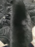 雅鹿【300g充絨】羽絨服女超長(cháng)過(guò)膝到腳踝冬季加厚狐貍毛領(lǐng)修身外套AS 黑色 XL/170 曬單實(shí)拍圖