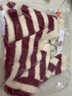 百圖betu女裝冬季新款毛衣時(shí)髦條紋溫暖毛絨長(cháng)袖毛衫女2312T10 紅白條 XS 曬單實(shí)拍圖