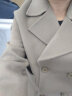 ceezemc香港潮牌短款纯色双面羊毛大衣女2023冬季新款小个子长袖毛呢外套 亚麻棕 S 95-110斤 晒单实拍图