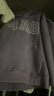 GAP男女裝刺繡字母logo仿羊羔絨連帽衛衣套頭衫609050 紫色 XS (165/84A) 亞洲尺碼 曬單實(shí)拍圖