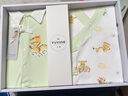 棉小果新生嬰兒衣服禮盒0-6個(gè)月春夏季套裝剛出生滿(mǎn)月寶寶見(jiàn)面禮物用品 四季-萌熊藍(lán)22件【高檔禮盒】 59cm -適合0-3個(gè)月寶寶丨A類(lèi)純棉 曬單實(shí)拍圖