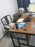 永诺 办公桌椅组合 老板桌经理桌现代简约书桌大班台大板桌办公室家具 黑架+金橡木色（单桌） 升级板材 1.6米*0.8米 实拍图