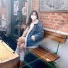 MXQP羊羔毛絨牛仔外套女秋冬2025新款寬松加絨棉衣棉服小個子加厚棉襖 藍色 M 【100-115斤】 曬單實拍圖
