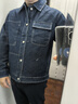 杉杉牛仔夾克男士春秋季復古新款商務(wù)休閑翻領(lǐng)帥氣工裝上衣外套男裝 曬單實(shí)拍圖